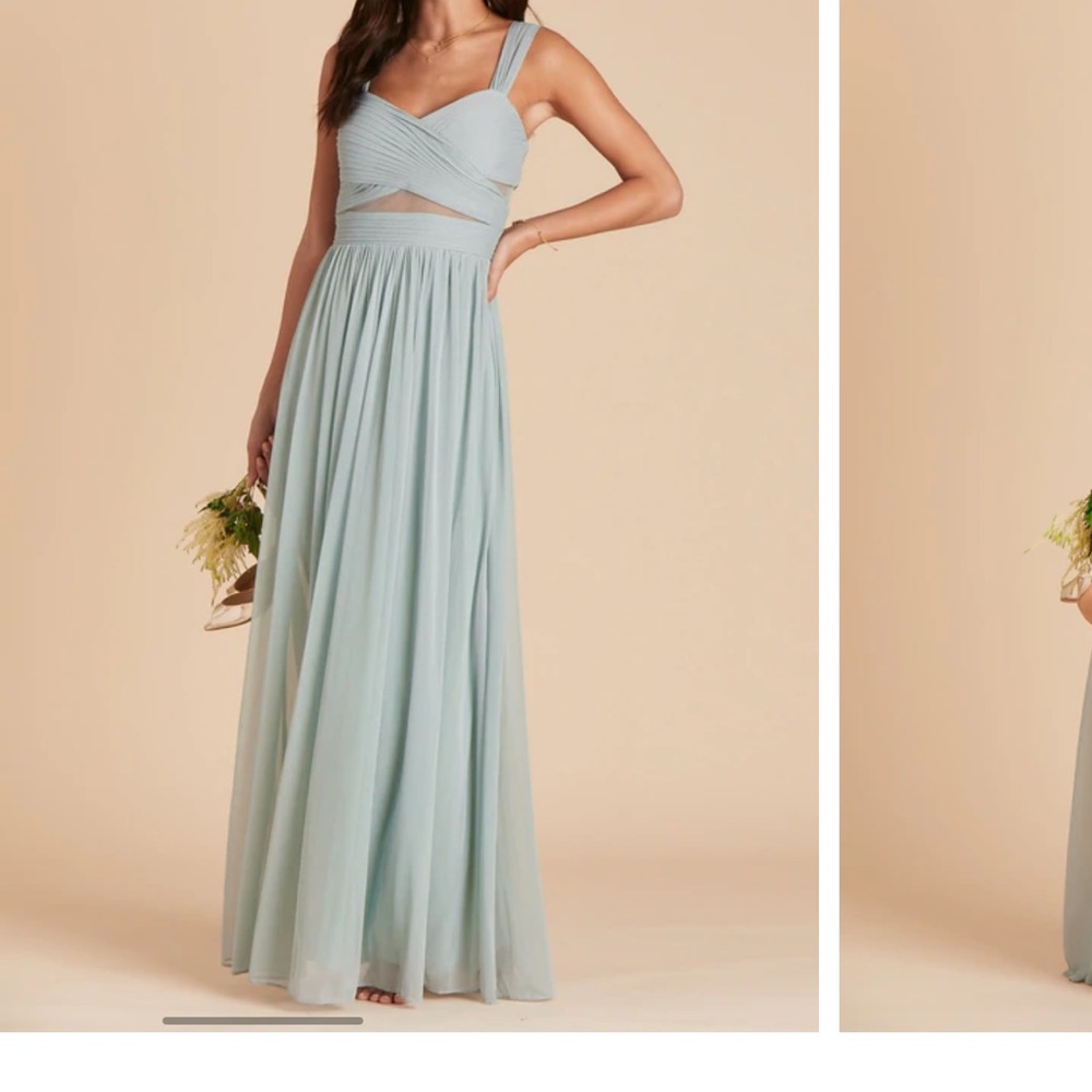 NWT - ELSYE DRESS MESH SAGE